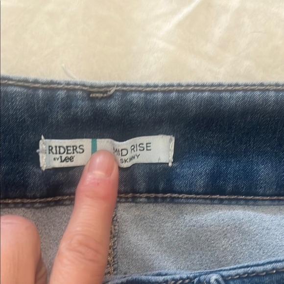 Lee Women's Skinny Stretch Blue Jeans - Picture 2 of 4